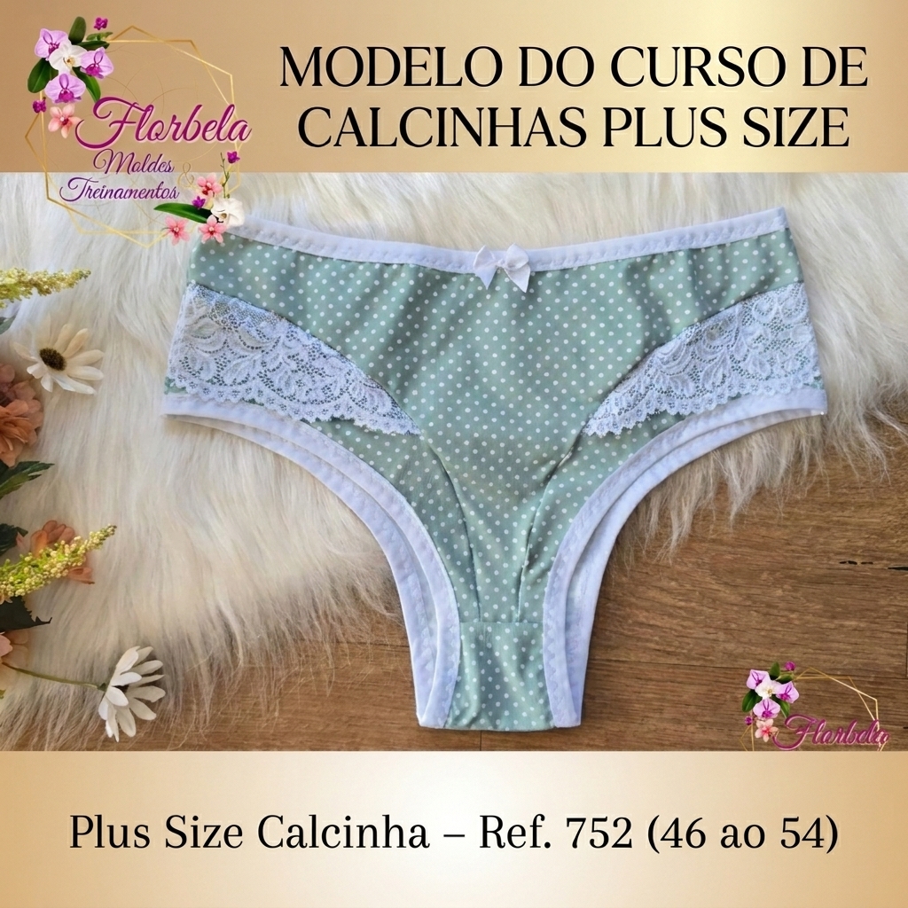 Molde Calcinha Plus Size