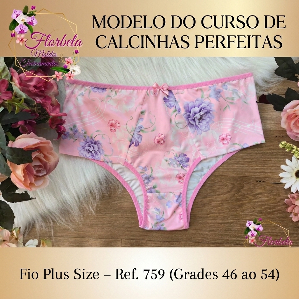 Molde Calcinha Plus Size