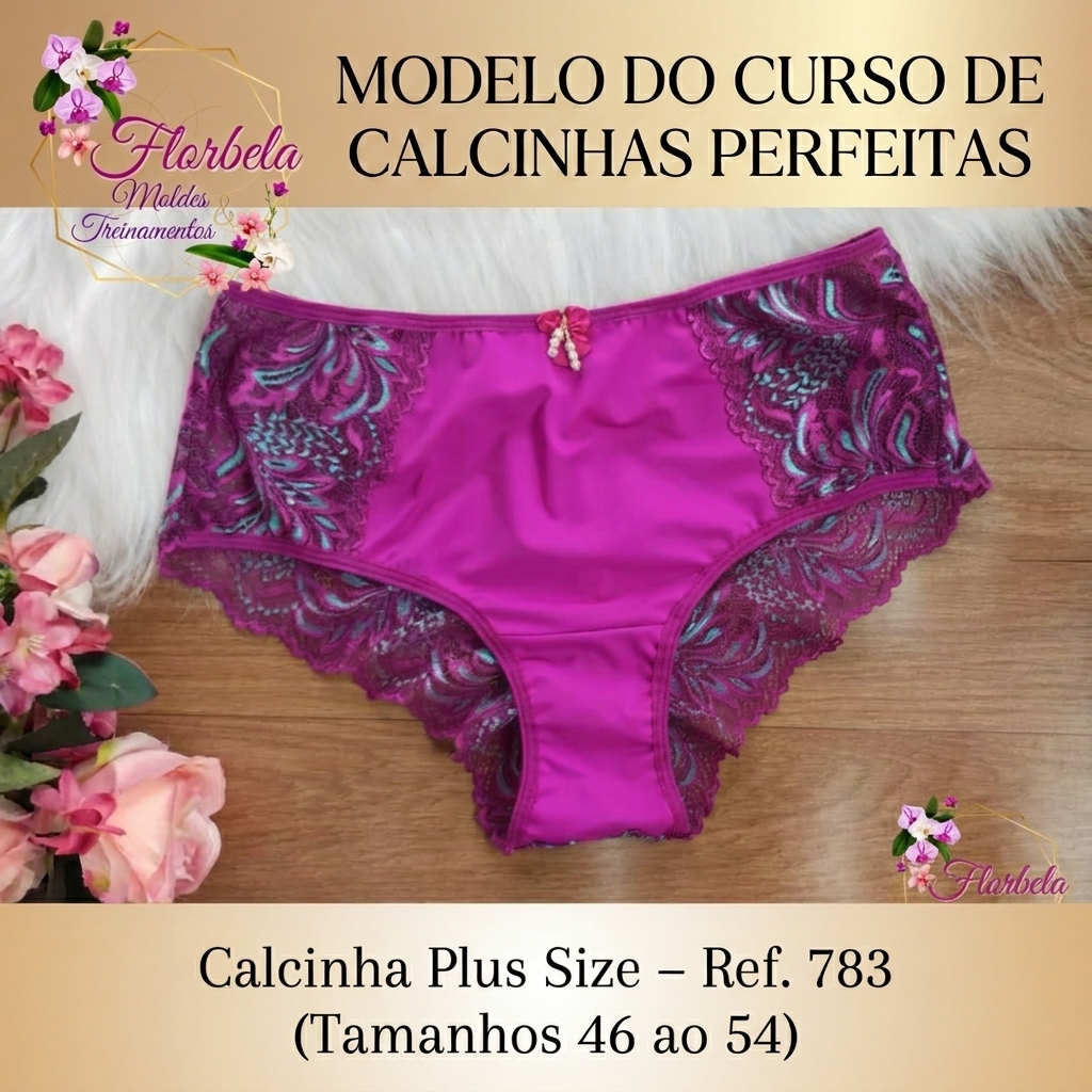 Molde Calcinha Plus Size 